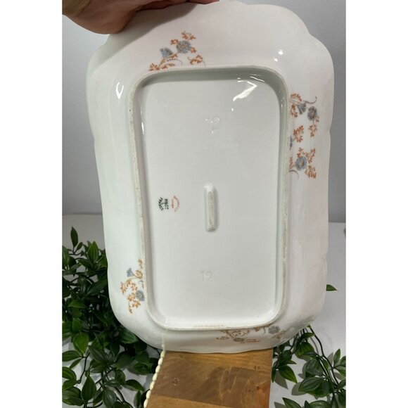Vintage Haviland & Co Limoges Floral Rectangular Serving Platter - Picture 8 of 13